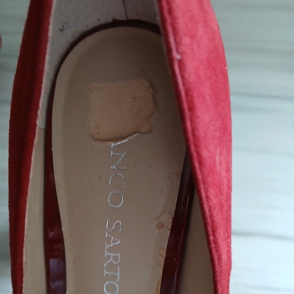 ⭐️ Franco Sarto Classic Burgundy Heels with Platform- size 8 - Picture 4 of 8